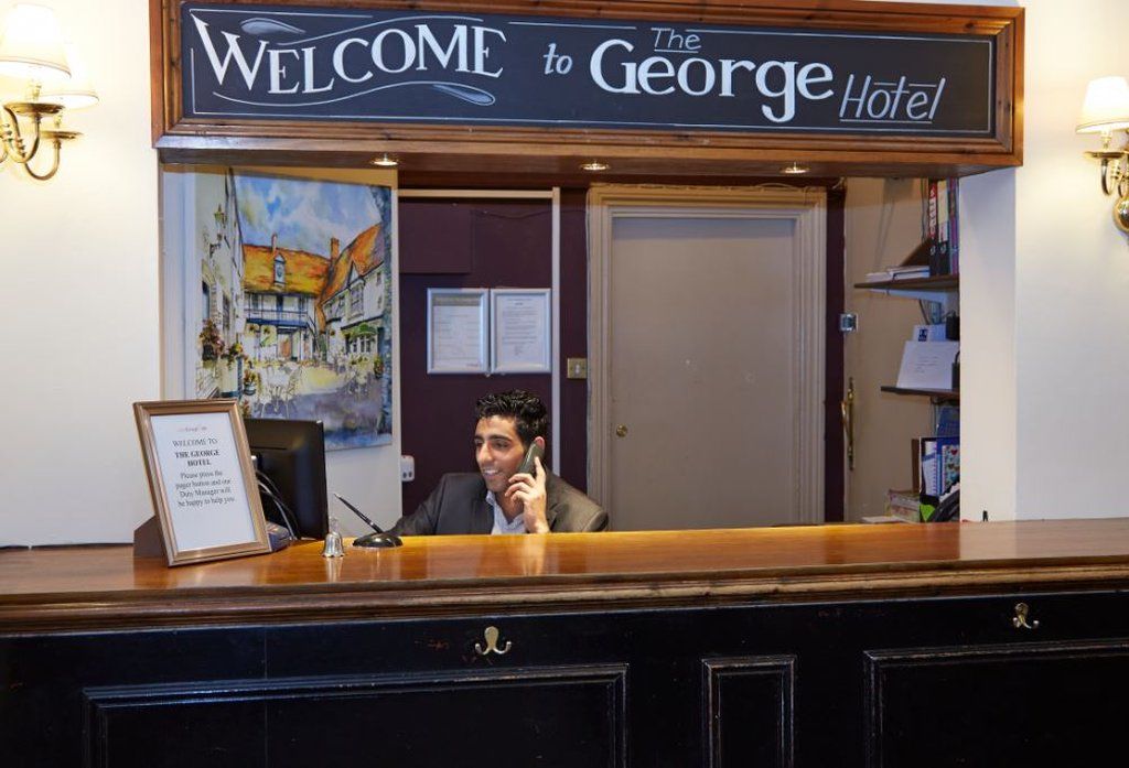 George Hotel By Greene King Inns ハンティンドン エクステリア 写真