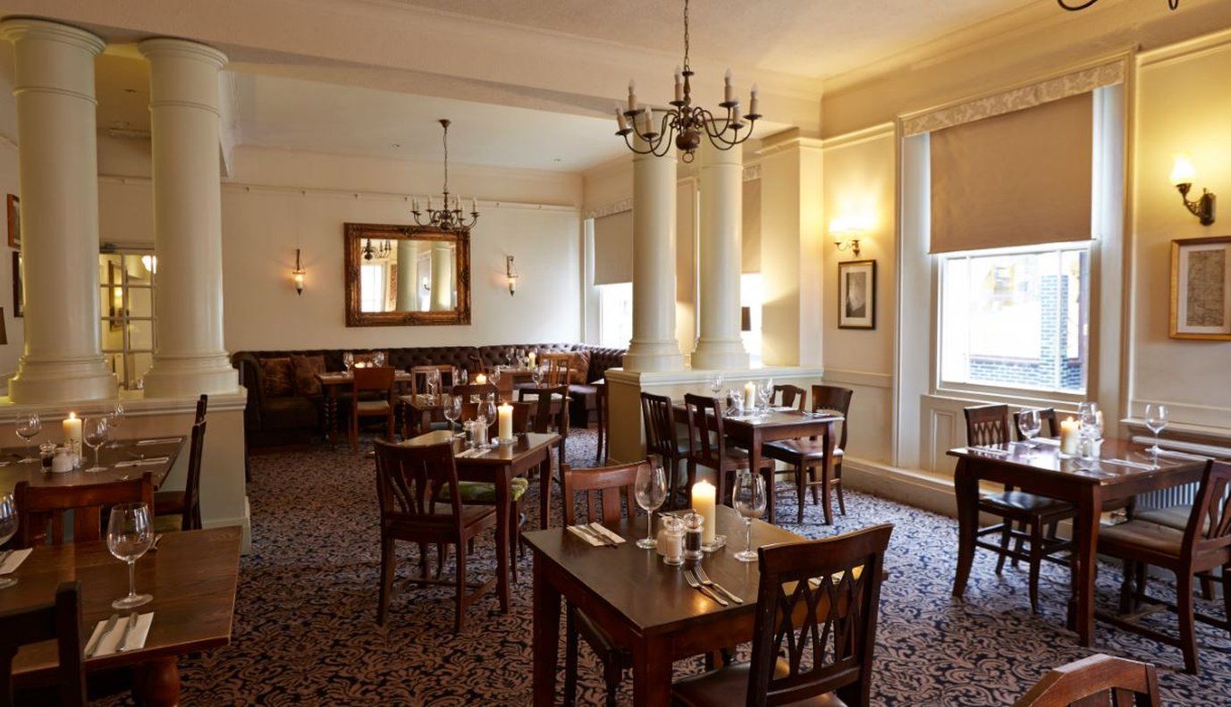George Hotel By Greene King Inns ハンティンドン レストラン 写真